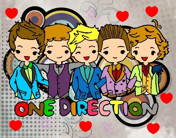 Caricaturas de one direction para colorear - Imagui