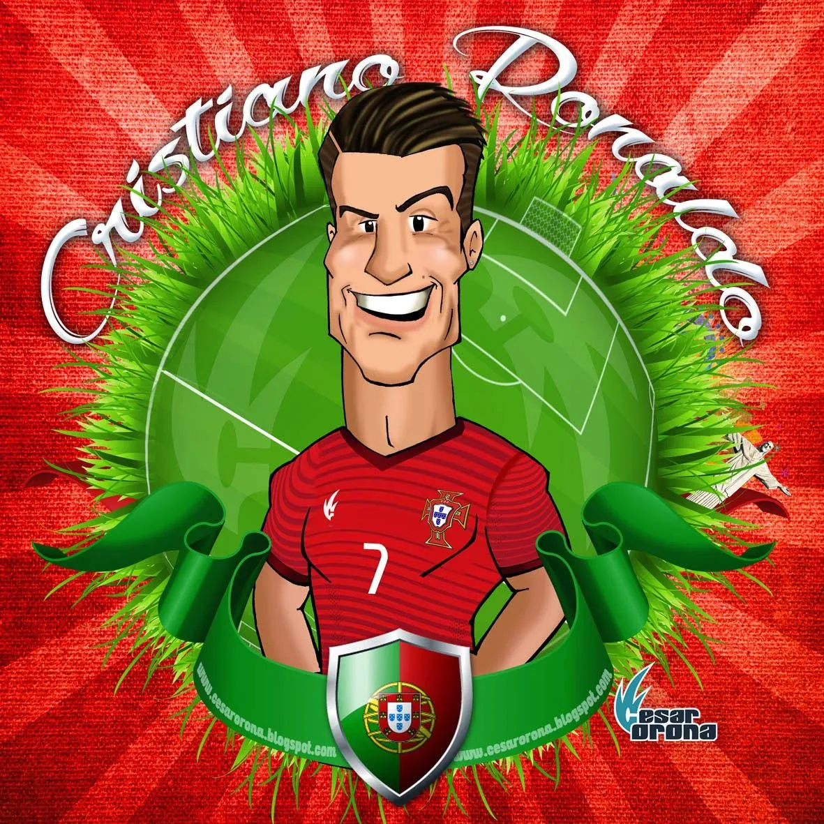 No sólo somos Caricaturas........: PORTUGAL Cristiano Ronaldo