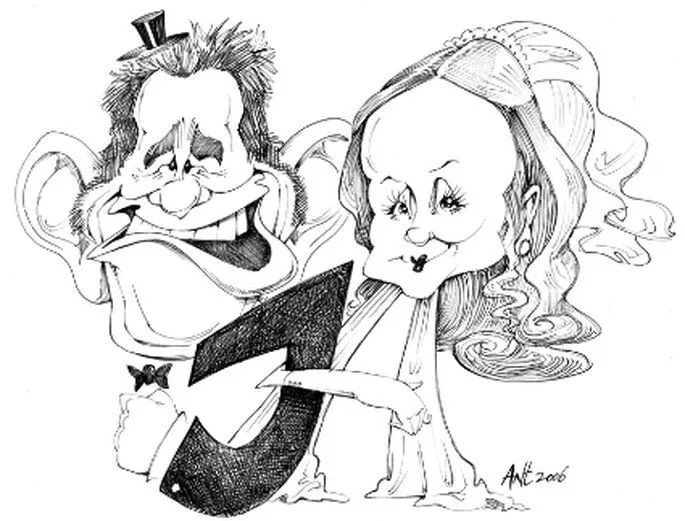 Caricaturas para recordar tu boda