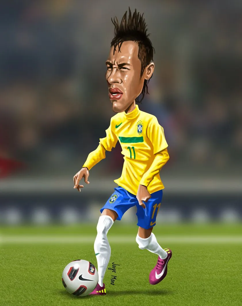 Caricaturas / Story Board: Neymar