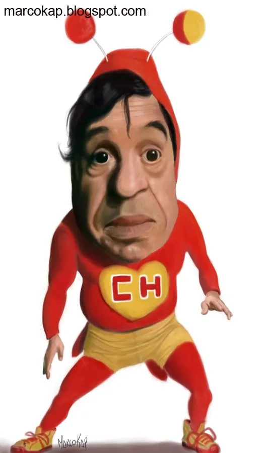 Caricatures by Marco Kap : El Chapulin Colorado