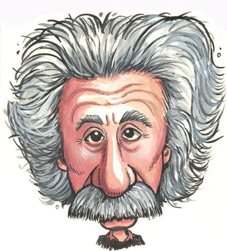 Caricatures of Albert Einstein by artists from About Faces ...