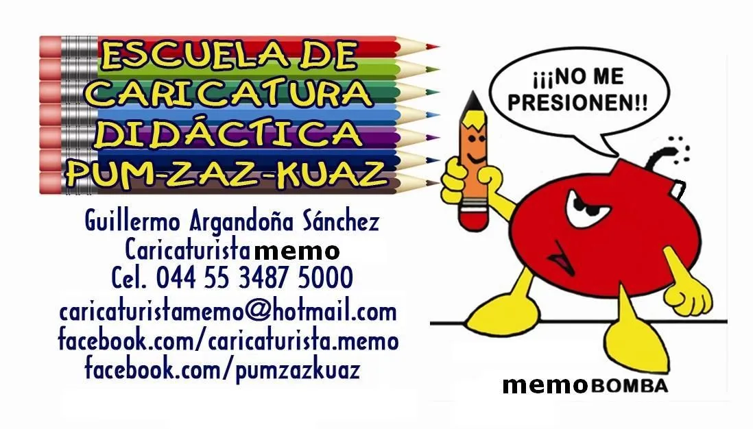 CARICATURISTA memo / Escuela de CARICATURA DIDÁCTICA y CÓMIC PUM ...