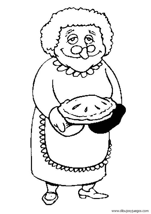 caritas de abuela Colouring Pages