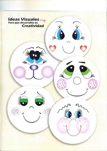 Moldes de caritas de niños - Imagui