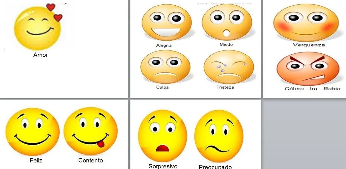 Caritas de emociones | Material Educativo