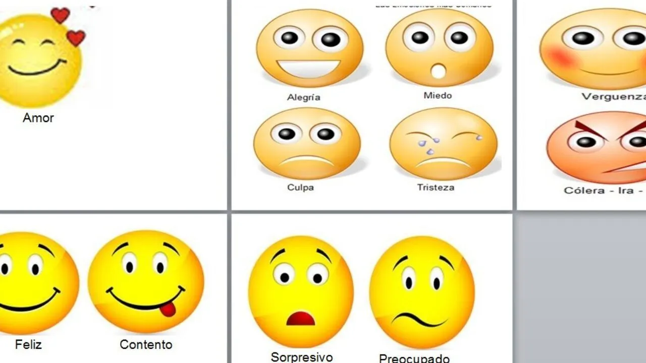 Caritas de emociones | Material Educativo