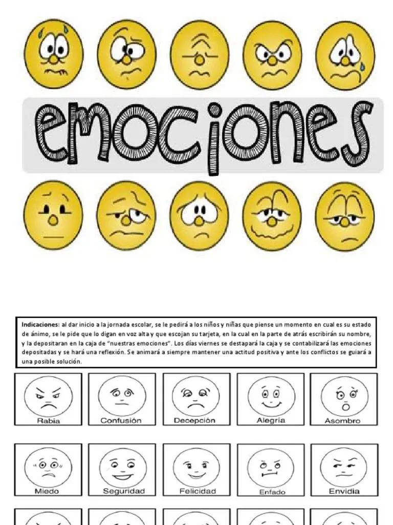 Caritas de Emociones PDF | PDF