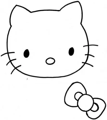 Carita de Hello Kitty - Imagui