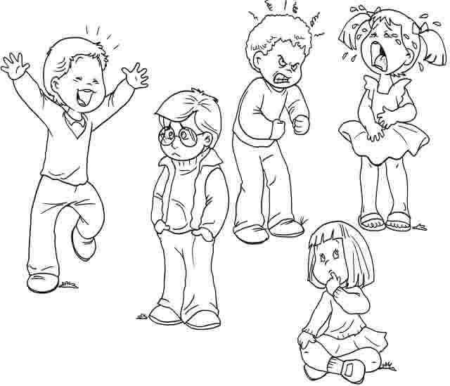 Caritas de sentimientos para colorear - Imagui