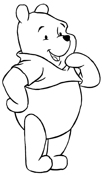 Cara de winnie de pooh baby para colorear - Imagui