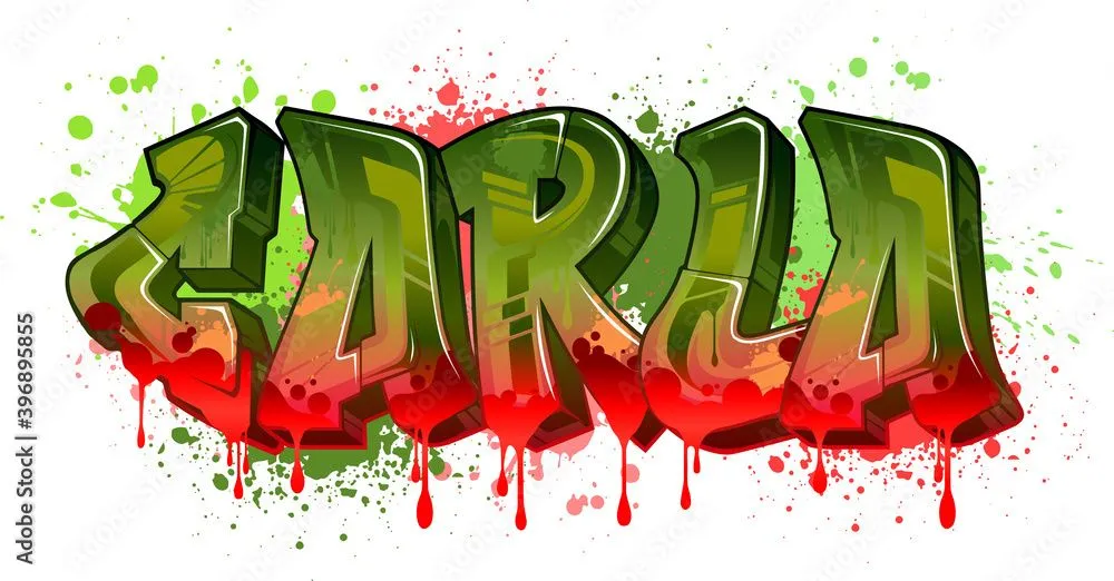 Carla. Graffiti Name Design Stock Vector | Adobe Stock