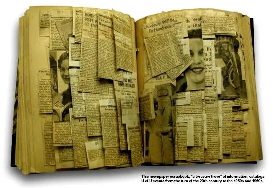 Carla Wiechers: Scrapbook of Newspaper Clippings