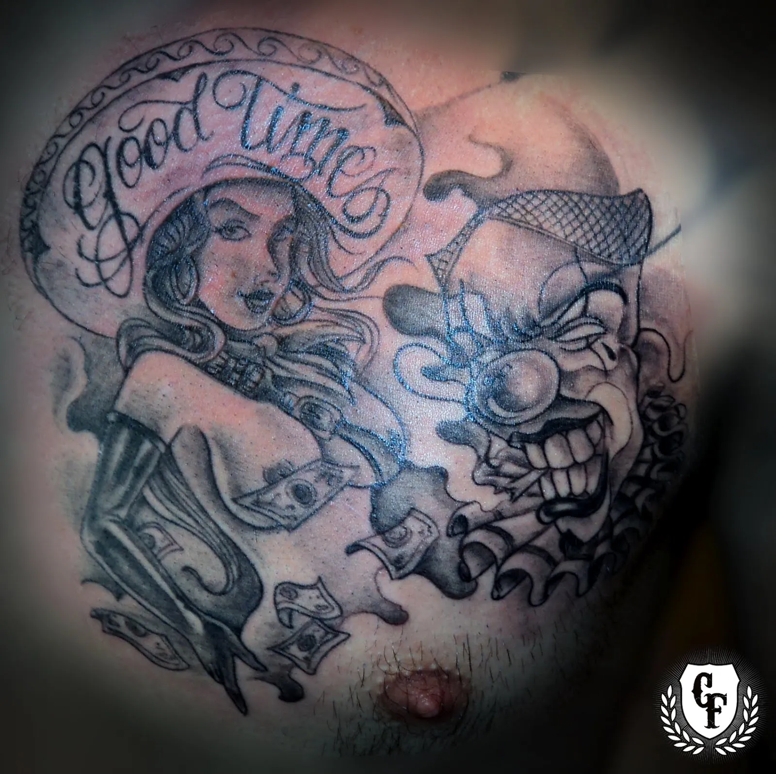 Carlos Art Studio: tatuaje chicano