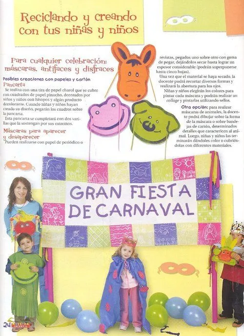 Carnaval: Ideas Maestra Infantil | El baúl de la seño