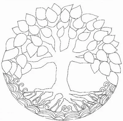 Carne de Diván.: MANDALA ABORIGEN PARA PINTAR