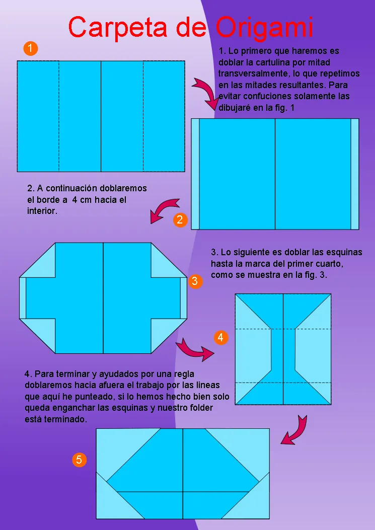 Carpeta y caja de Origami, herramientas útiles por Buho01 | Dibujando