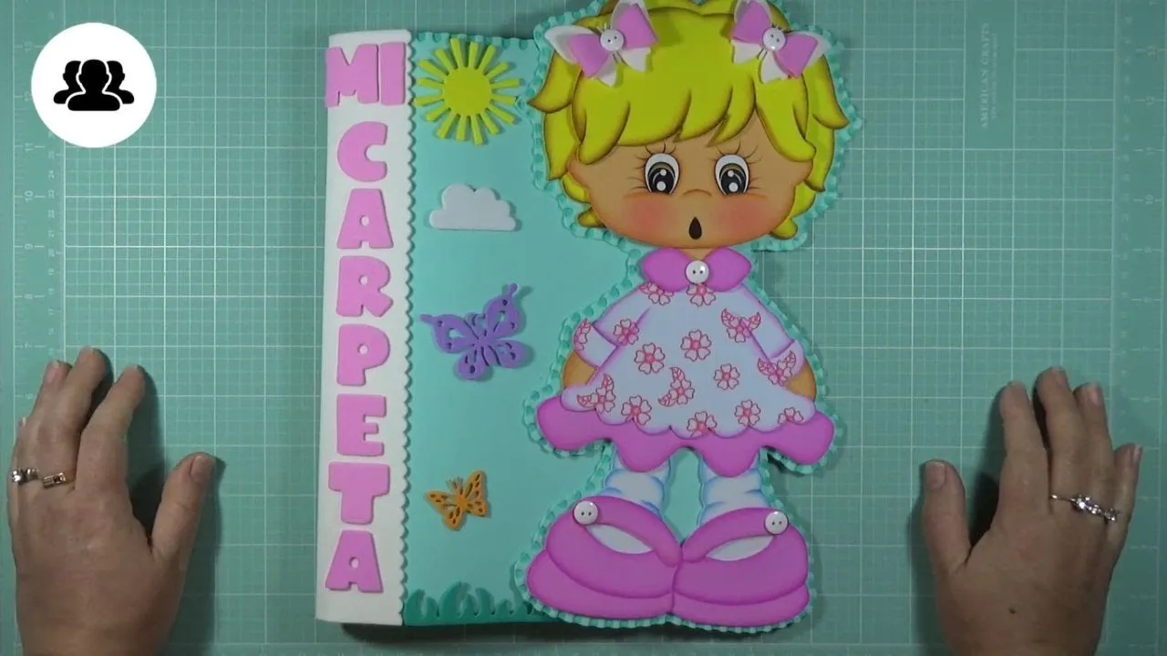 Carpeta, Forro, Tapa para Cuaderno para Niña en Foamy, Goma Eva, Microporoso (Handmade Craft)❤️ - YouTube