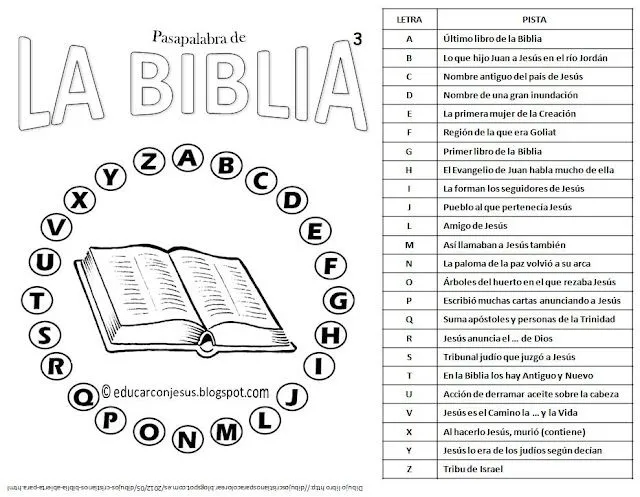 MI CARPETA DE TERCERO: TEMA 3: LA BIBLIA, UN LIBRO SAGRADO