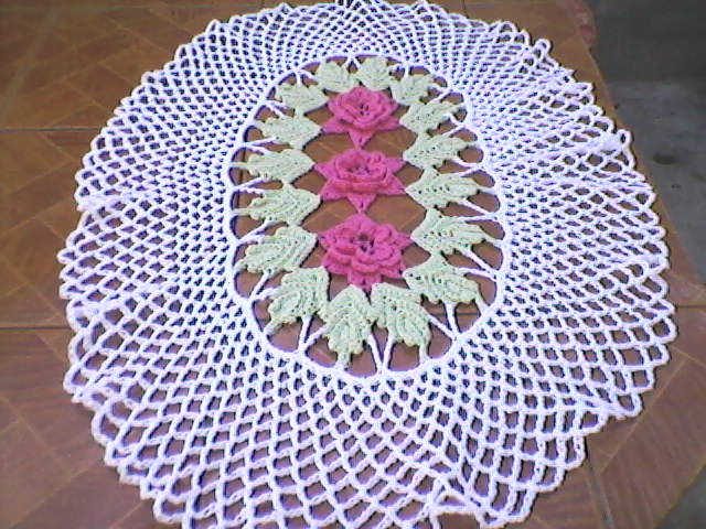 Carpetas ovaladas tejidas a crochet - Imagui