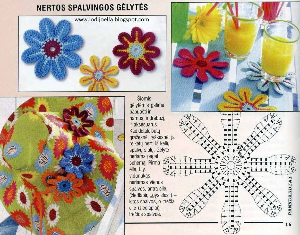 Carpetas tejidas a crochet :