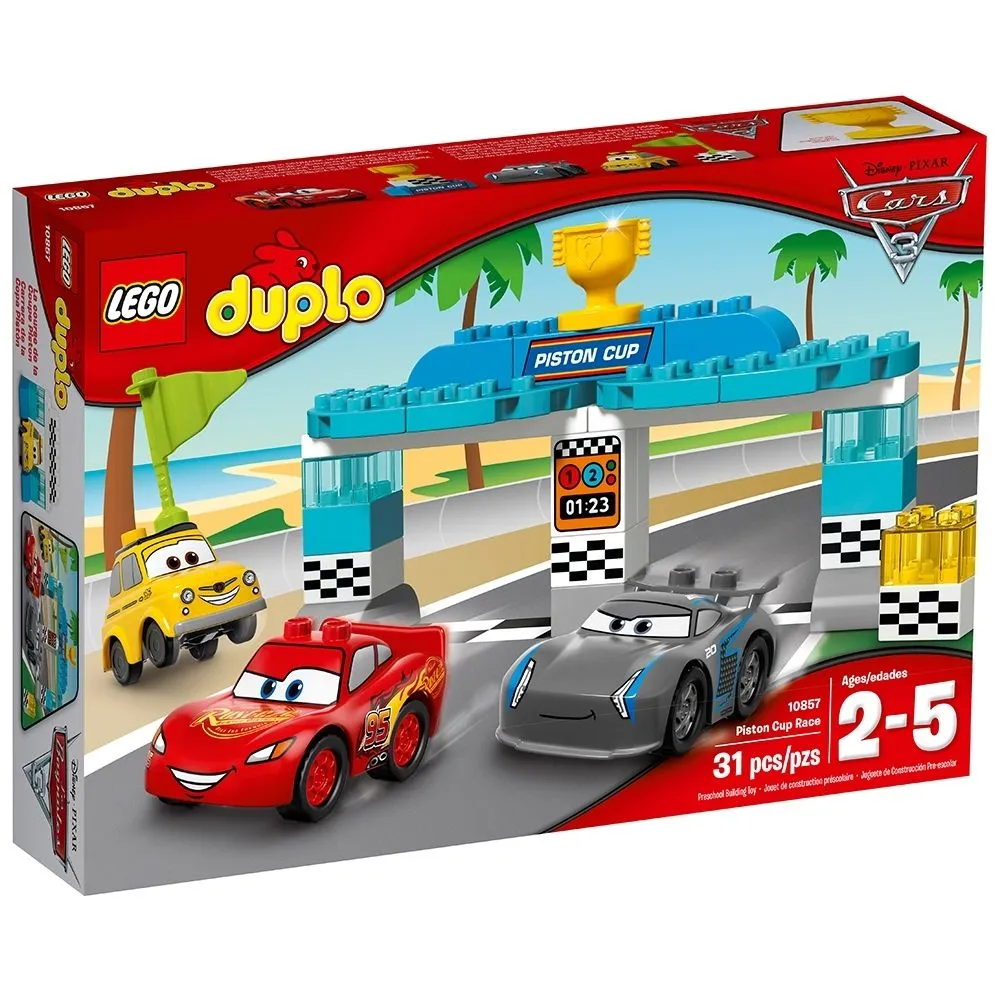 Carrera de la Copa Pistón 10857 | Disney™ | Oficial LEGO® Shop MX