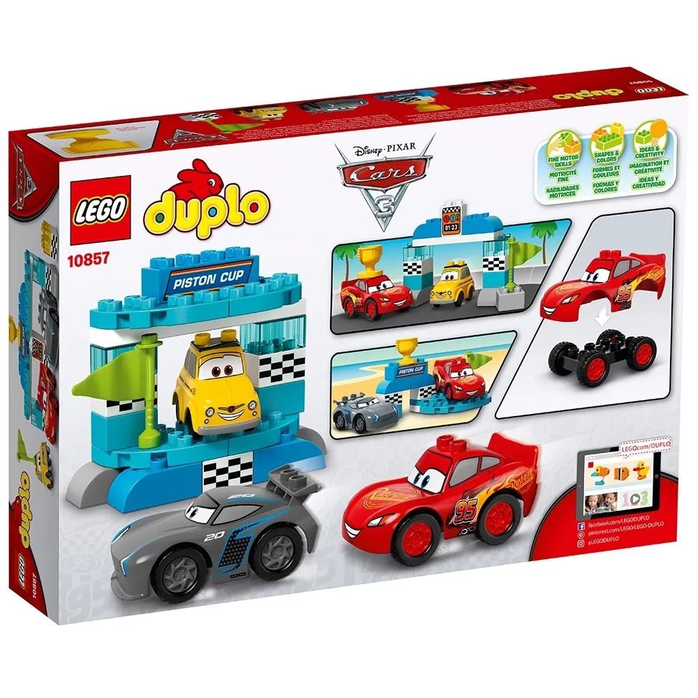 Carrera de la Copa Pistón 10857 | Disney™ | Oficial LEGO® Shop MX