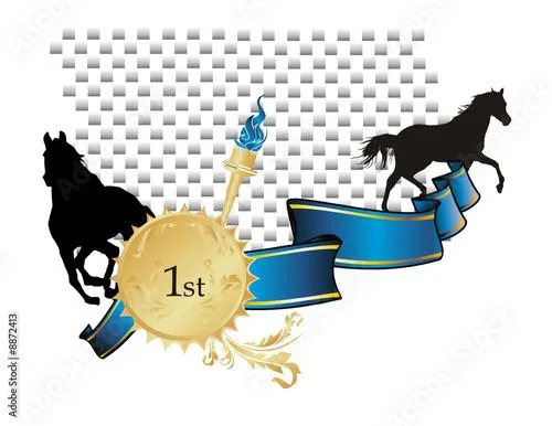 carreras de caballos en vector © ighost #8872413 - Ver portfolio