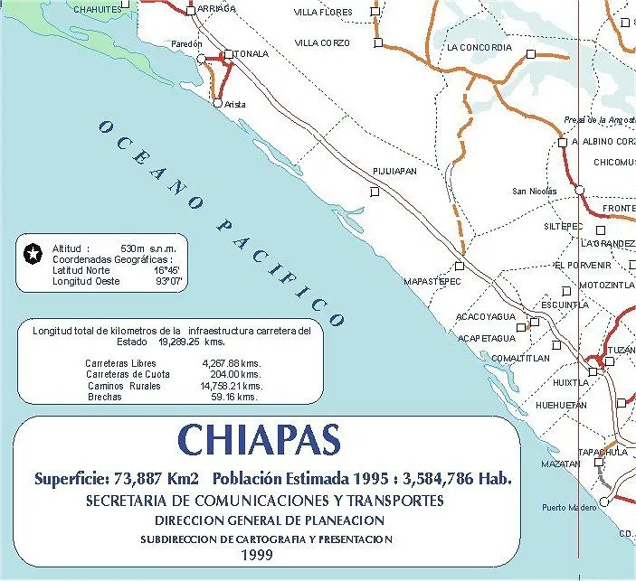 Carreteras en Chiapas