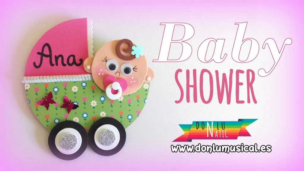 Carrito de bebé para Baby shower o bautizo | EL RINCÓN DE DON LU