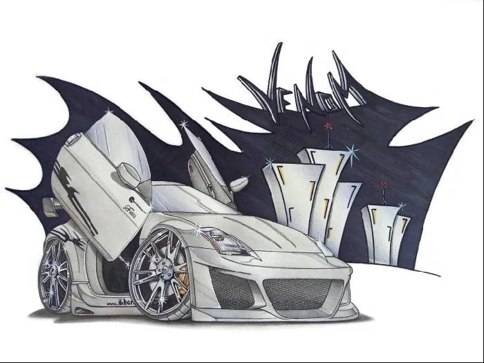 Carros tuning en dibujo - Imagui