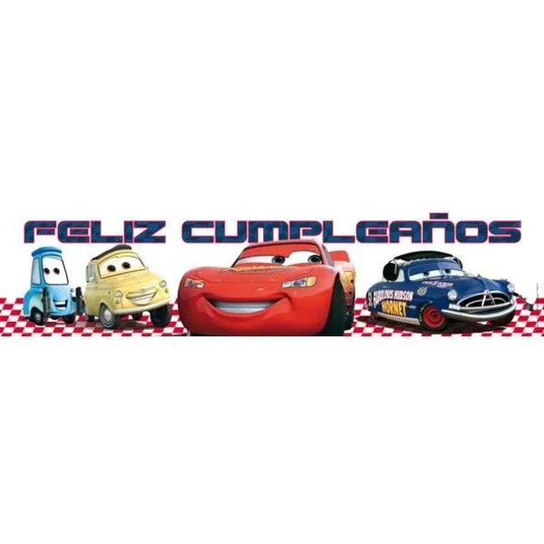 Cartel Feliz cumpleaños Cars: comprar online