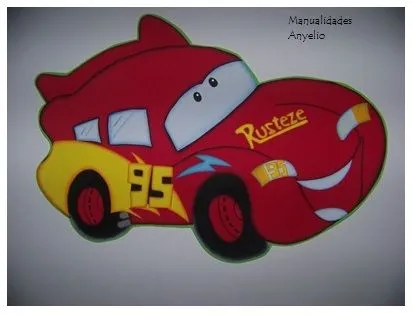 Recuerdos de cars en foami - Imagui