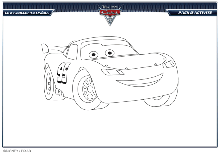 Cars 2 para pintar e imprimir - Imagui