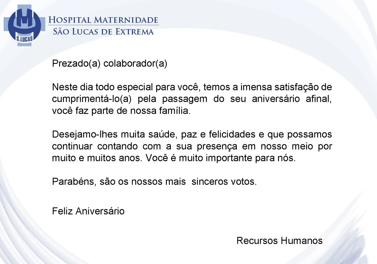 Carta de aniversario - Imagui