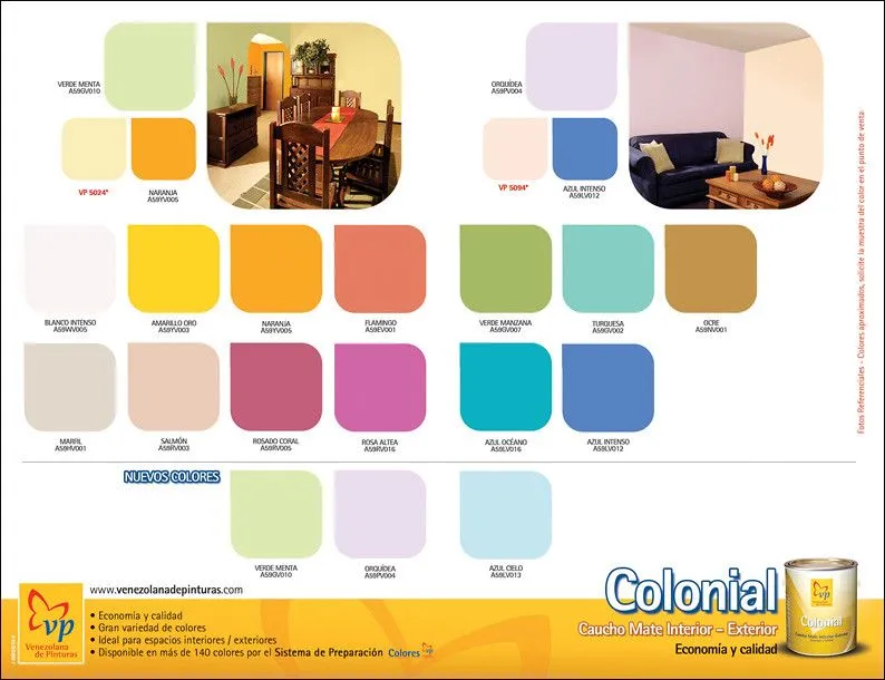 Carta de Colores COLONIAL VP Retiro | Flickr - Photo Sharing!