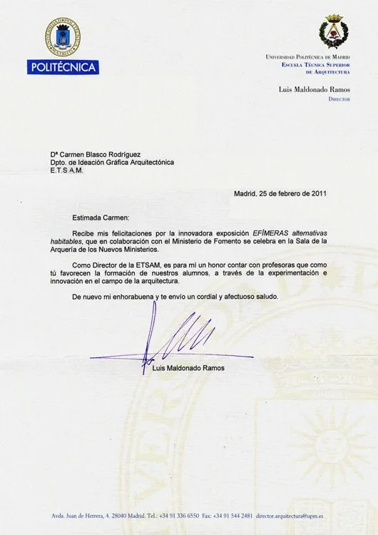 CARTA de D.Luis Maldonado Ramos