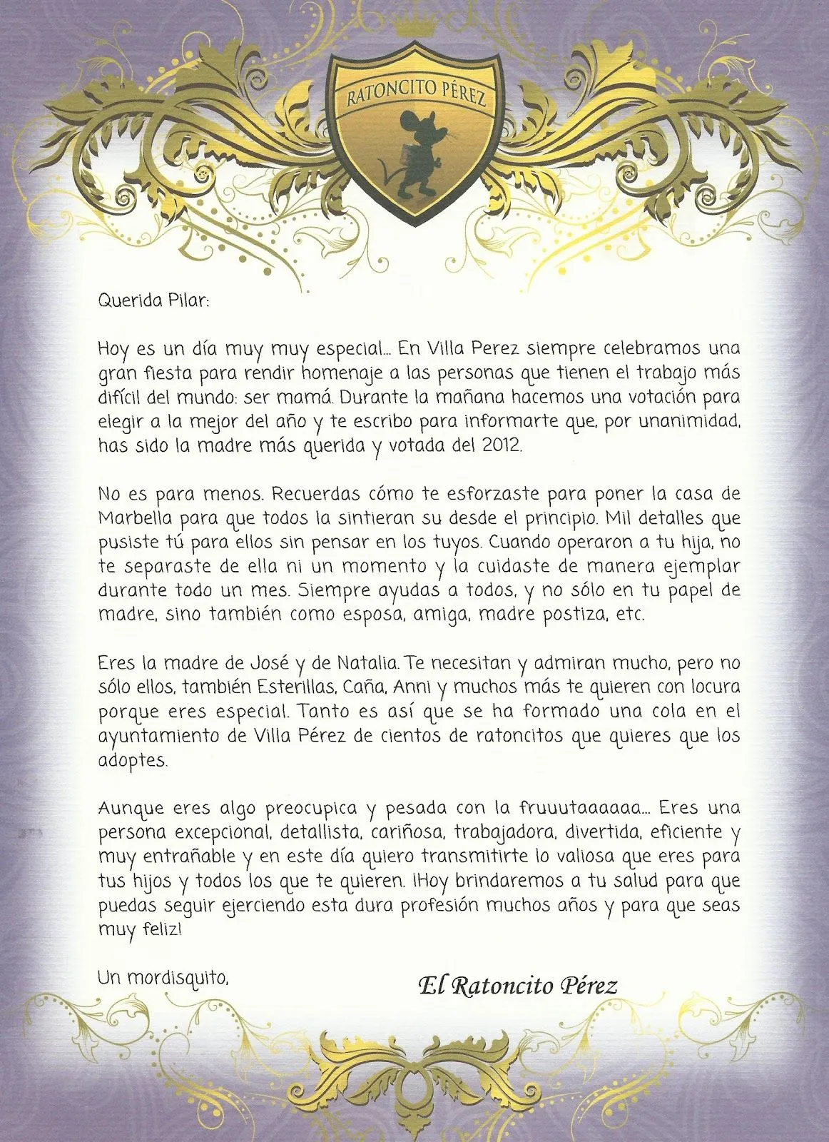 Cartas día de la madre - Imagui