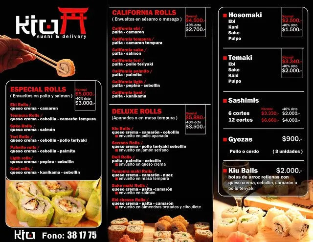 CARTA (Retiro) Kiu sushi delivery | Flickr - Photo Sharing!