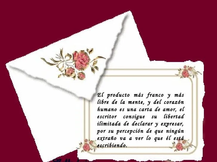 Cartas de amor de famosos en la historia