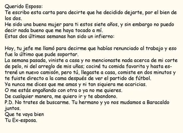 Cartas cruzadas de un matrimonio en crisis. - Paperblog