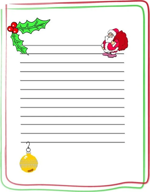 CARTAS PAPA NOEL PARA NIÑOS INFANTILES PARA IMPRIMIR : COSAS PARA ...