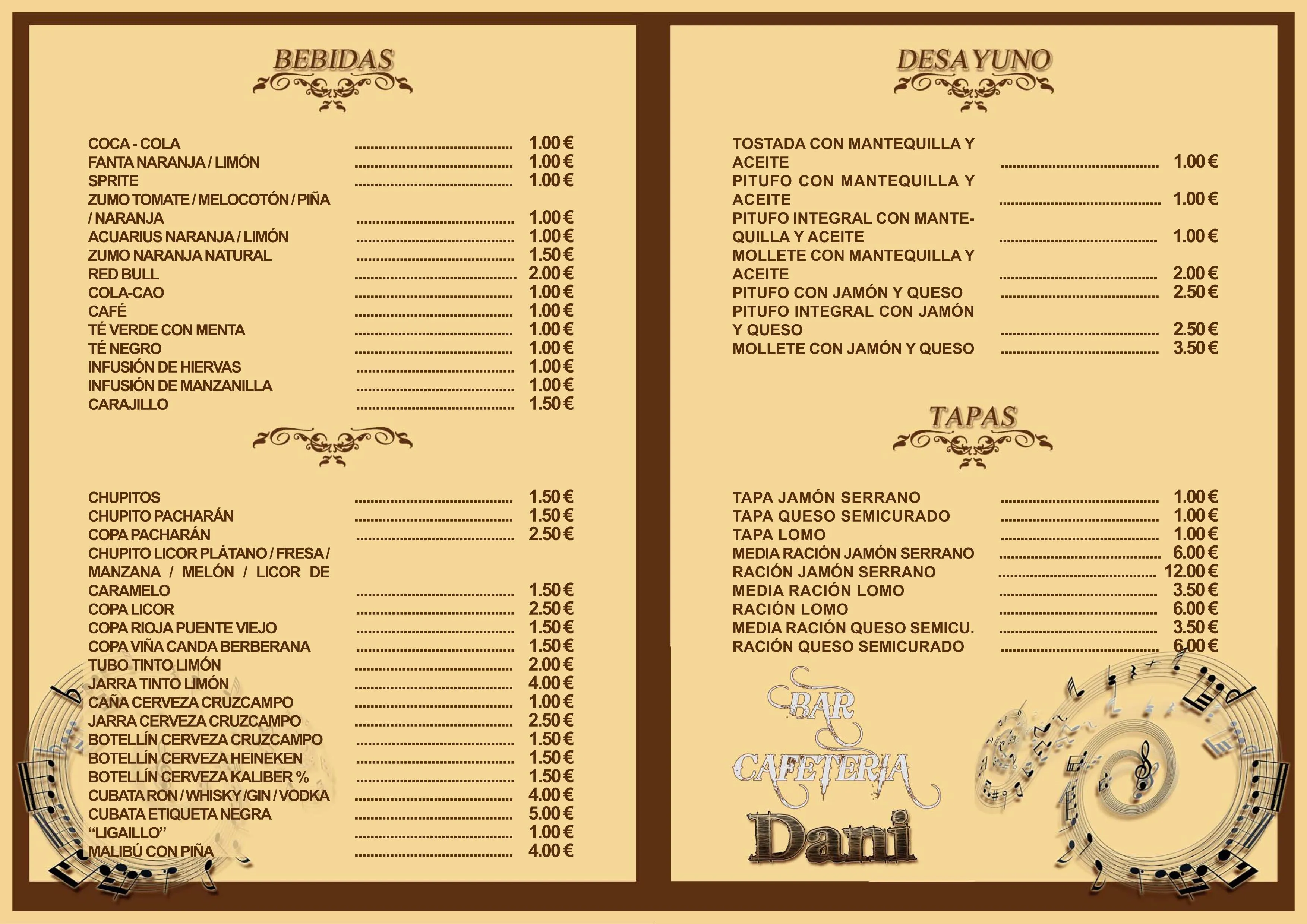 Cartas Para Restaurantes | Data Designs Pro