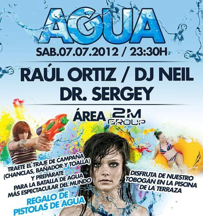 Cartel Agua Fabrik - 07 de Julio de 2012