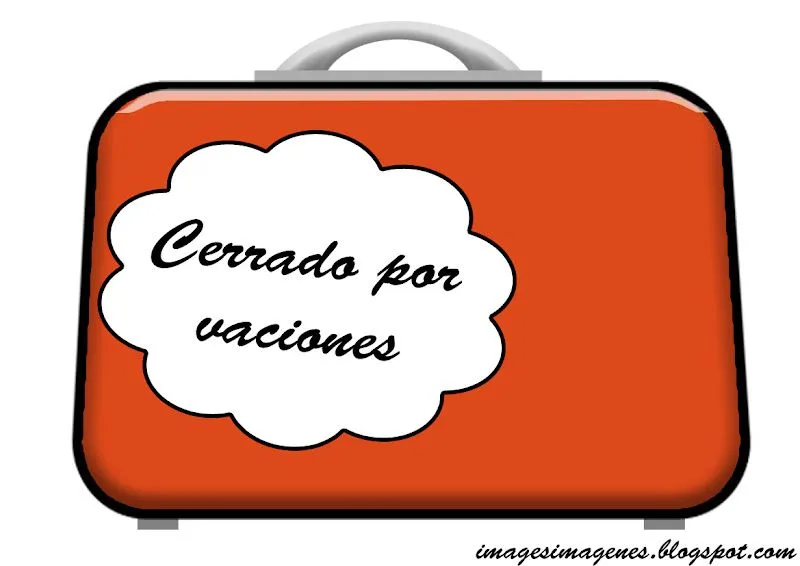 Cartel Cerrado por Vacaciones. | DIBUJOS DIBUJOS