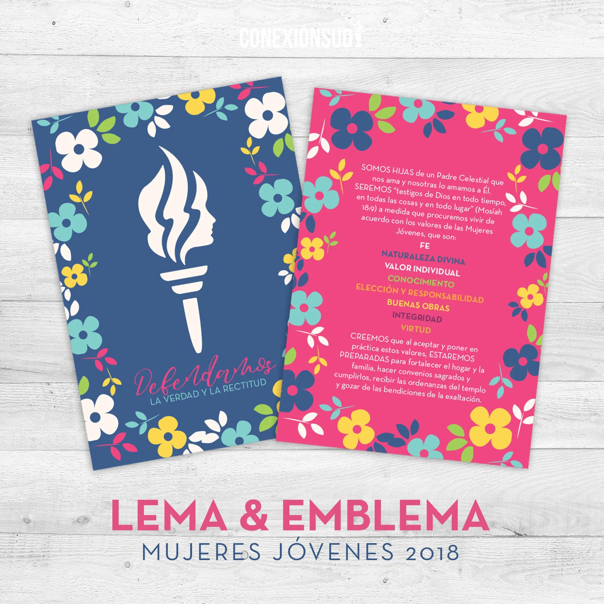 Cartelera de Anuncios Mujeres Jóvenes 2018 | Paz en Cristo - Conexión SUD