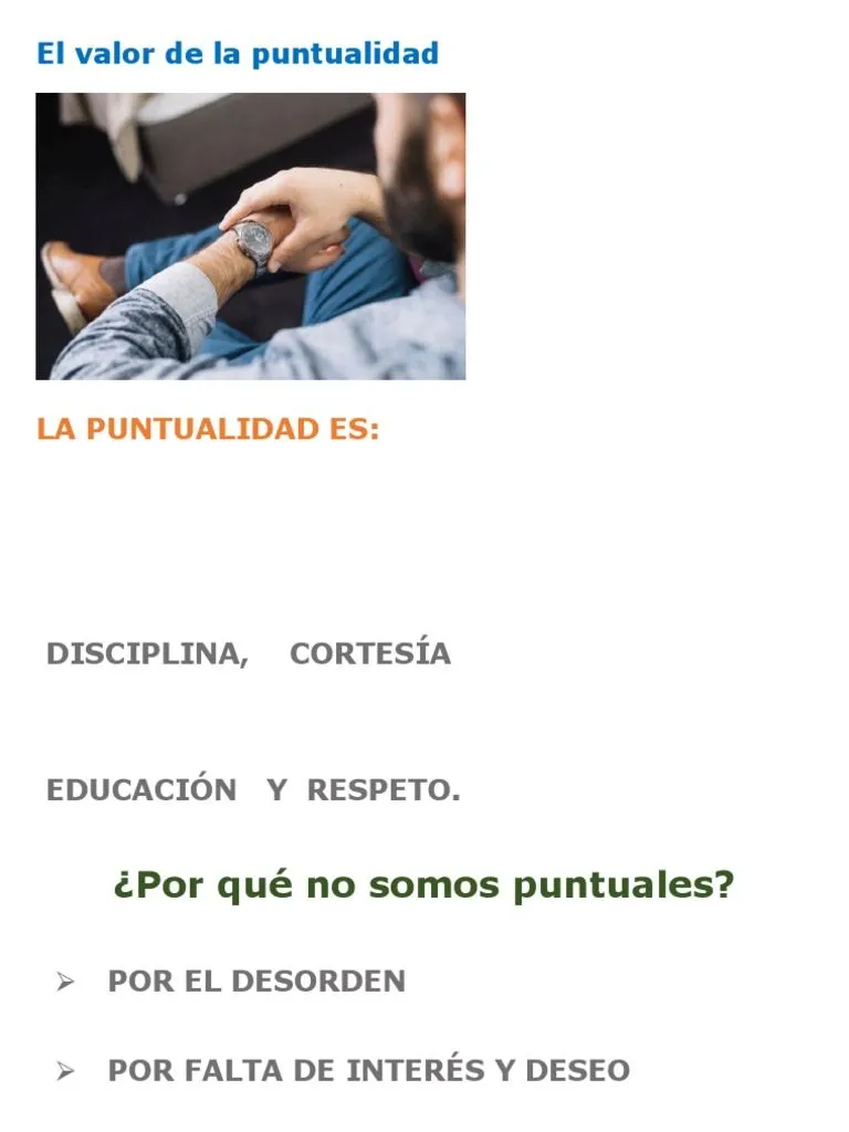 Cartelera Puntualidad | PDF