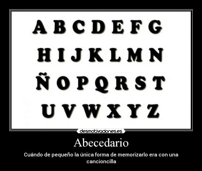 Carteles de Abecedario Pag. 22 | Desmotivaciones