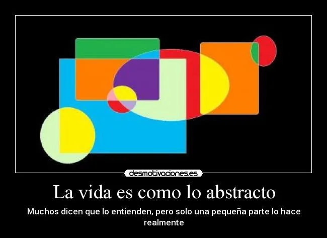 Carteles de Abstracto | Desmotivaciones