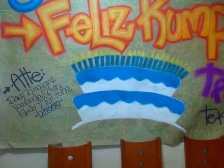 Letreros de feliz cumpleaños en cartulina - Imagui